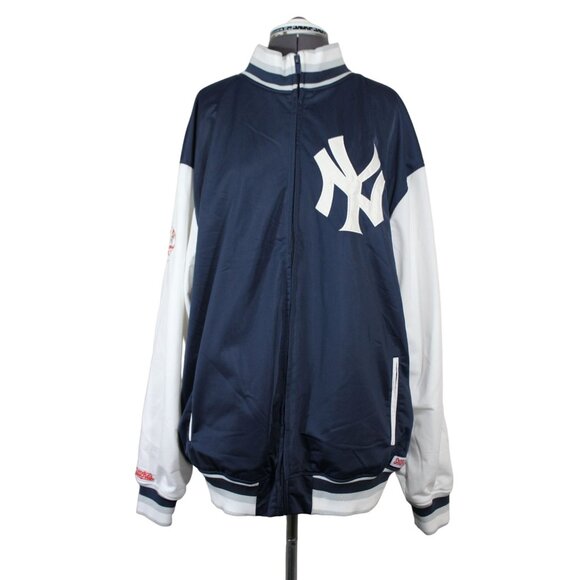 Stitches men's mock neck full zip Yankees MLB baseball track jacket